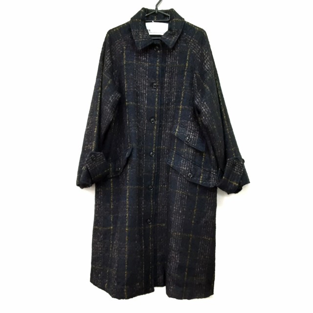ティッカ TICCA コート サイズF レディース 美品 - ダークネイビー 
