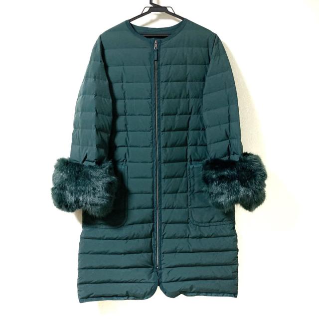 絶対一番安い ミラオーウェン Mila Owen ダウンコート サイズ1 S レディース ブルーグリーン 長袖 冬 2409 21新発 Cuautepechidalgo Gob Mx