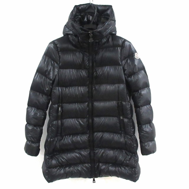 モンクレール MONCLER ダウンジャケット サイズ0 XS レディース SUYEN/スイエン 黒 長袖/ジップアップ/【中古】20220724