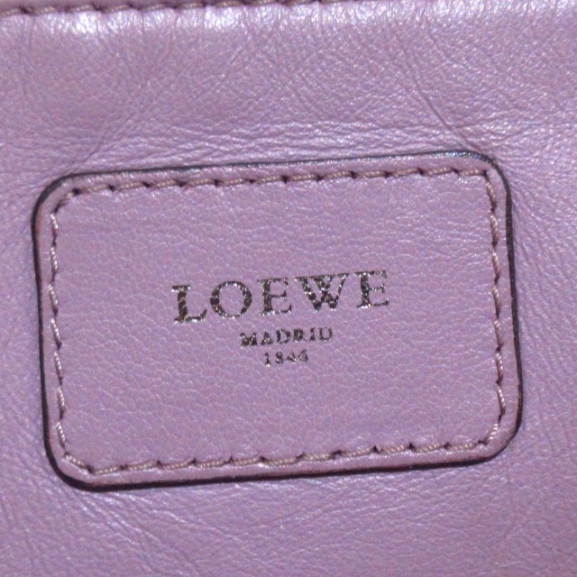 ロエベ LOEWE ハンドバッグ レディース アマソナ36 パープル×ピンク トリコロール レザー【中古】20220311の通販はau PAY