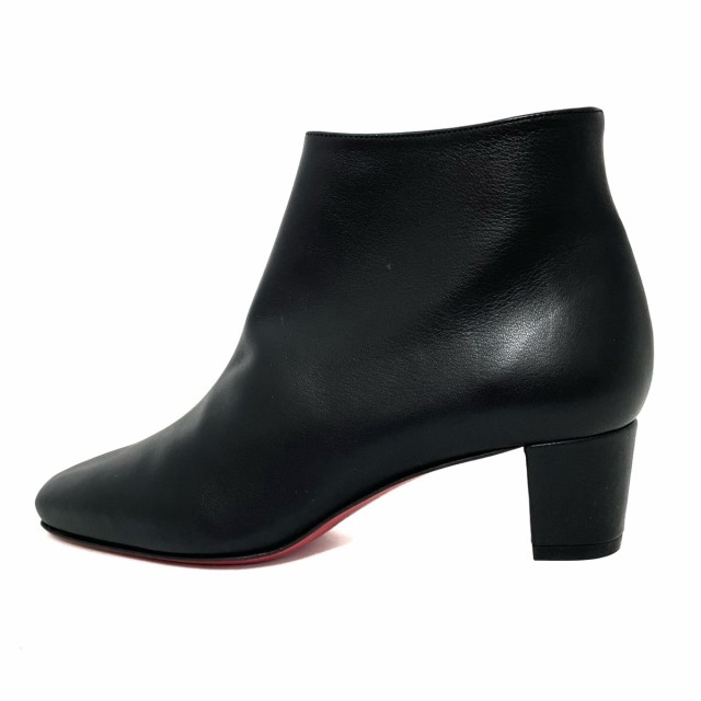 クリスチャンルブタン CHRISTIAN LOUBOUTIN ショートブーツ 35 1/2 レディース - 黒 レザー【中古】20220705