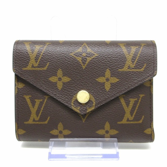 ルイヴィトン LOUIS VUITTON 3つ折り財布 モノグラム レディース 美品 ポルトフォイユヴィクトリーヌ M62472 モノグラム【中古】20220524