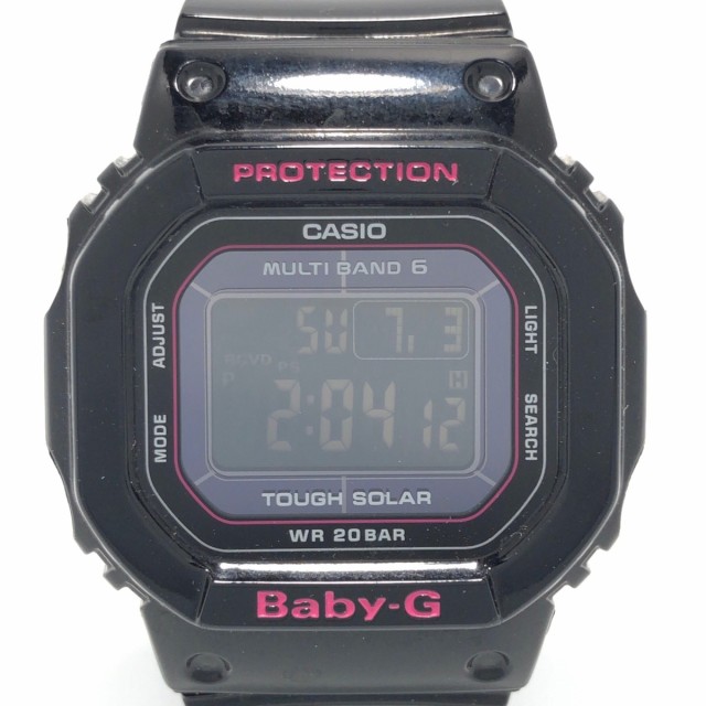 カシオ CASIO 腕時計 Baby-G BGD-5000 レディース タフソーラー/電波 黒【中古】20220707