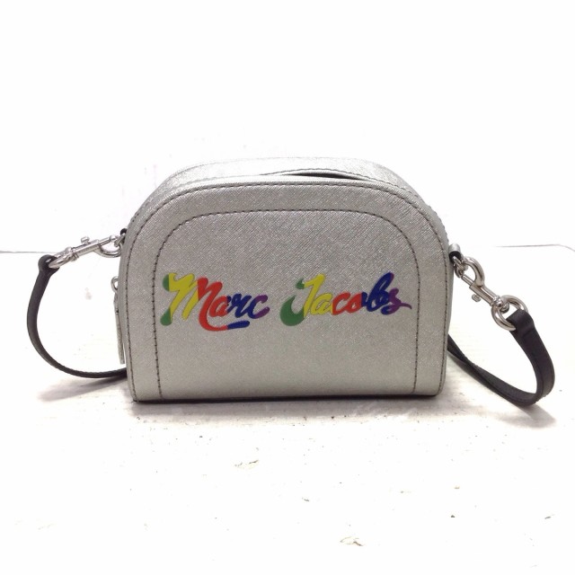 マークジェイコブス MARC JACOBS ショルダーバッグ レディース M0014163 シルバー×マルチ レザー【中古】20220705