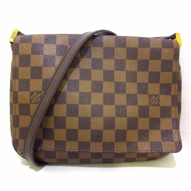 ルイヴィトン LOUIS VUITTON ショルダーバッグ ダミエ レディース ミュゼット・タンゴ(ロングストラップ) N51301 エベヌ【中古】20220710