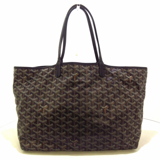 ゴヤール GOYARD トートバッグ レディース サンルイPM 黒×白×ライト