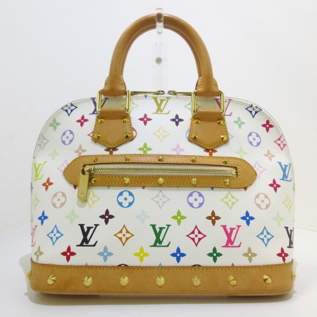 ルイヴィトン LOUIS VUITTON ハンドバッグ モノグラムマルチカラー レディース アルマ M92647 ブロン 合皮・レザー【中古】20220705