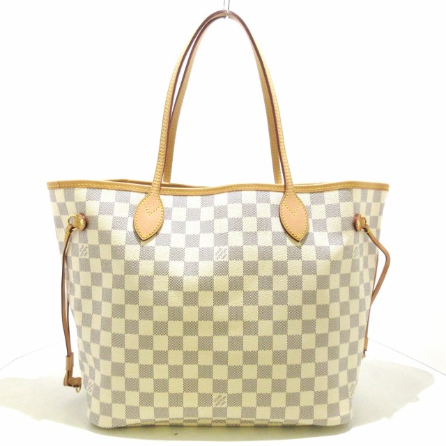 ルイヴィトン LOUIS VUITTON トートバッグ ダミエ レディース 美品 ネヴァーフルMM N51107 アズール ダミエ･キャンバス【中古】20220707