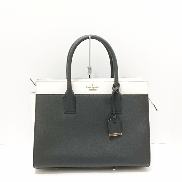 ケイトスペード Kate spade ハンドバッグ レディース 美品 - PXRU5931 黒×白 レザー【中古】20220707