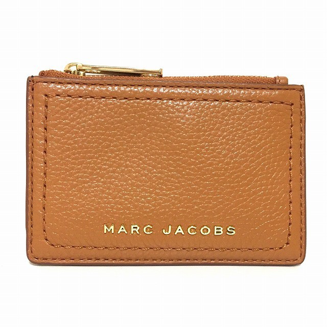 マークジェイコブス MARC JACOBS コインケース レディース - ブラウン キーリング・パスケース付き レザー【中古】20220707