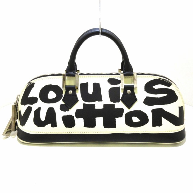 ルイヴィトン LOUIS VUITTON ハンドバッグ グラフィティ レディース アルマホリゾンタル M92175 ブラック【中古】20220702