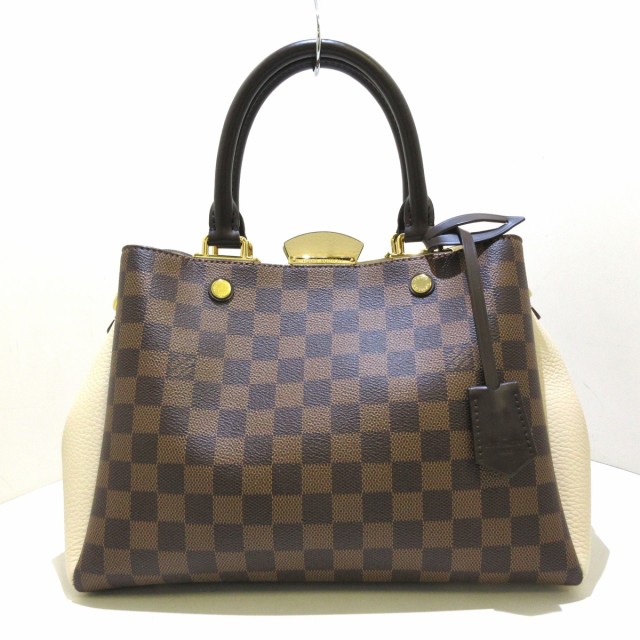 ルイヴィトン LOUIS VUITTON ハンドバッグ ダミエ レディース ブリタニー N44020 クレーム ダミエ･キャンバス【中古】20220721