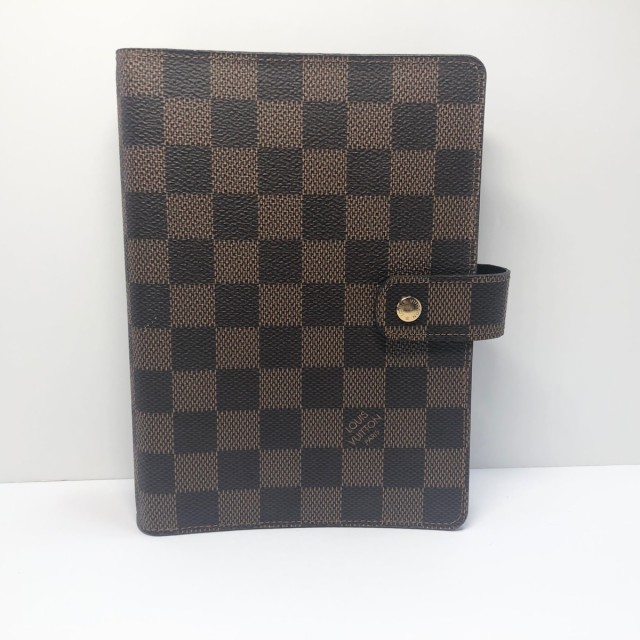 ルイヴィトン LOUIS VUITTON 手帳 ダミエ レディース アジェンダMM R20701 エベヌ ダミエ･キャンバス【中古】20220624