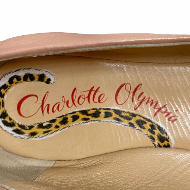 Charlotte Olympia - シャーロットオリンピア 猫刺繍 ベロア フラット