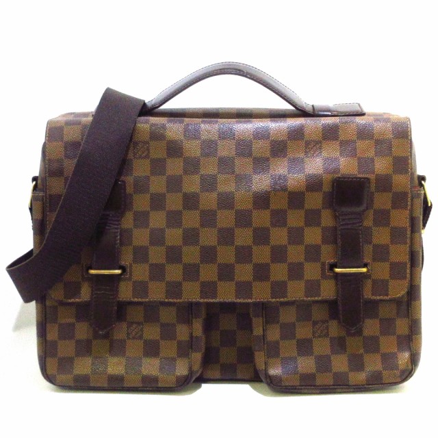 ルイヴィトン LOUIS VUITTON ショルダーバッグ ダミエ メンズ ブロードウェイ N42270 エベヌ ダミエ･キャンバス【中古】20220722