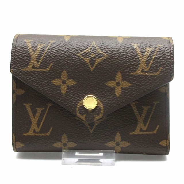 ルイヴィトン LOUIS VUITTON 3つ折り財布 モノグラム レディース 美品 ポルトフォイユヴィクトリーヌ M62472 モノグラム【中古】20220722