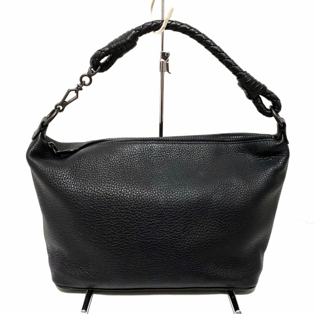 ボッテガヴェネタ BOTTEGA VENETA ハンドバッグ レディース - B06300987N 黒 レザー【中古】20220721