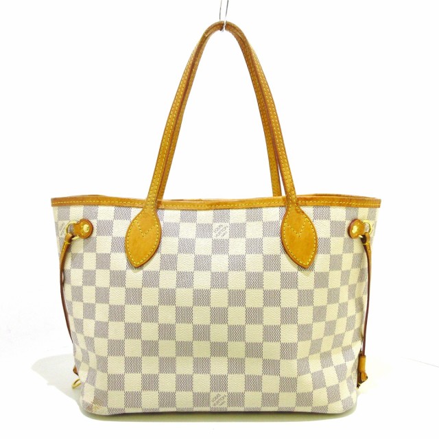 ルイヴィトン LOUIS VUITTON トートバッグ ダミエ レディース ネヴァーフルPM N51110 アズール ダミエ･キャンバス【中古】20220617