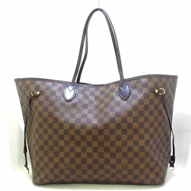 ルイヴィトン LOUIS VUITTON トートバッグ ダミエ レディース ネヴァーフルGM N51106 エベヌ ダミエ･キャンバス【中古】20220709