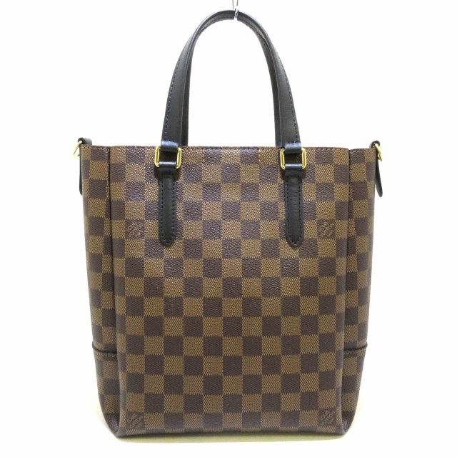 ルイヴィトン LOUIS VUITTON トートバッグ ダミエ レディース ベルモントNVBB N60348 ノワール ダミエ･キャンバス【中古】20220709