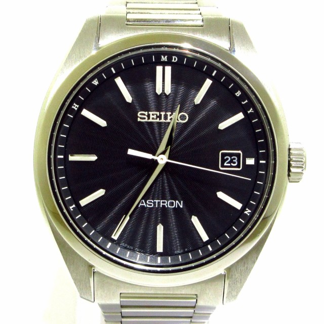 セイコー SEIKO 腕時計 美品 ASTRON(アストロン) 7B72-0AD0 メンズ 電波 黒【中古】20220724