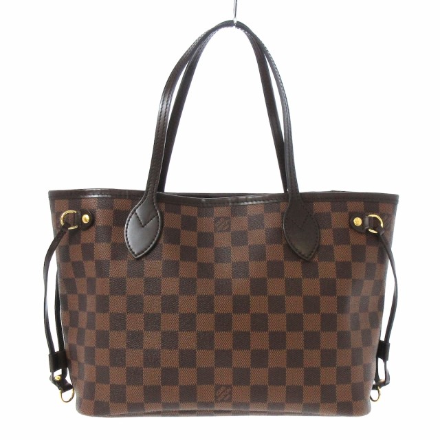 ルイヴィトン LOUIS VUITTON トートバッグ ダミエ レディース ネヴァーフルPM N41359 エベヌ ダミエ・キャンバス【中古】20220617