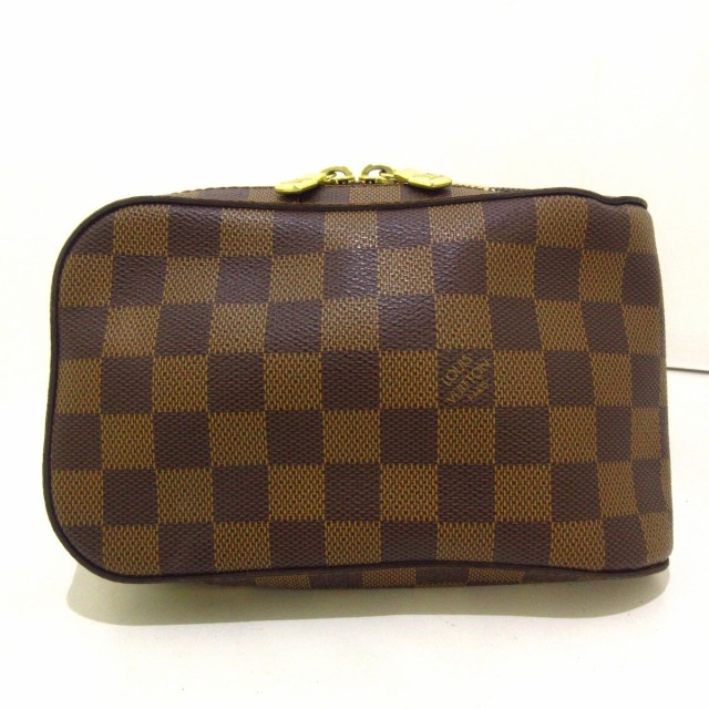 ルイヴィトン LOUIS VUITTON ウエストポーチ ダミエ レディース 美品 ジェロニモス N51994 エベヌ ダミエ･キャンバス【中古】20220629