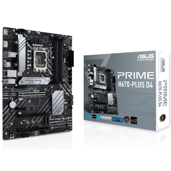 ASUS（エイスース） PRIME/H670-PLUS/D4 ASUS PRIME H670-PLUS D4 / ATX対応マザーボード[PRIMEH670PLUSD4] 返品種別B