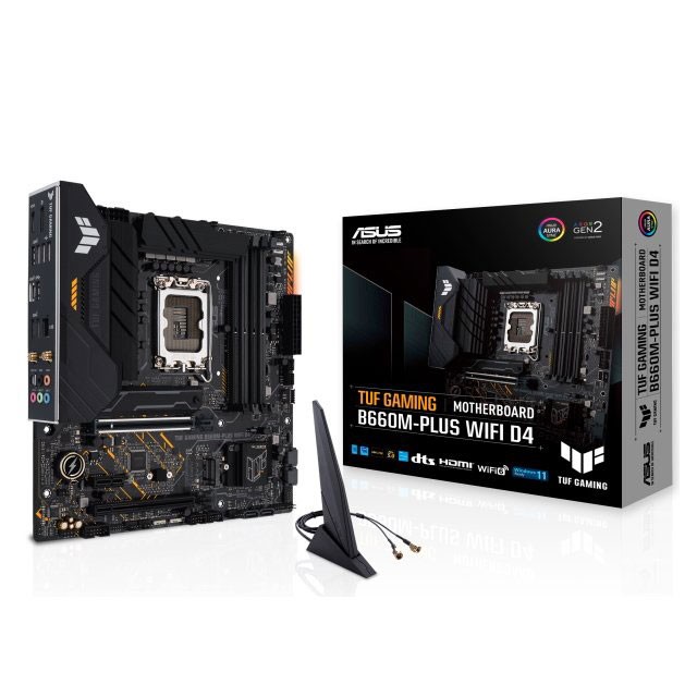 ASUS（エイスース） ASUS TUF GAMING B660M-PLUS WIFI D4 / Micro ATX対応マザーボード TUF GAMING B660M-PLUS WIFI D4返品種別B