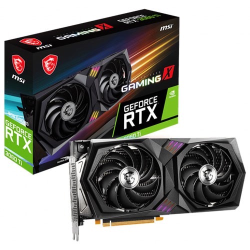 MSI PCI Express 4.0 グラフィックスボードMSI GeForce RTX 3060 Ti GAMING X 8G LHR（LHRモデル）返品種別B