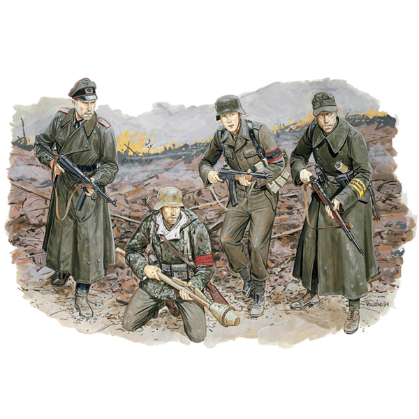 ドラゴンモデル 1 35 Ww Ii ドイツ軍 国民突撃兵 ベルリン 1945 Dr60 プラモデル 返品種別b