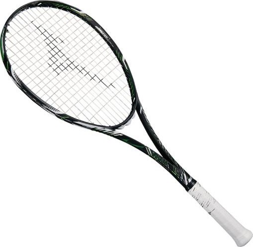 ミズノ ソフトテニスラケット ディオス50-R(ハイブリッドブラック×フューチャーライム・サイズ:00U・ガット未張上) 返品種別A