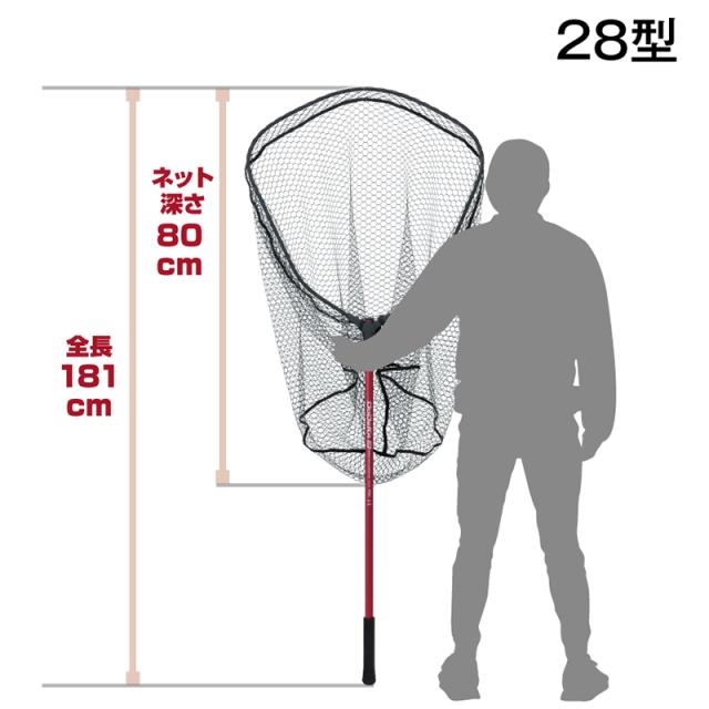 受注発注 プロックス Pxr どでかラバーコートランディングネット 28型 柄レッド Prox 網 Pxr 返品種別a 人気ブランドを Www Iacymperu Org