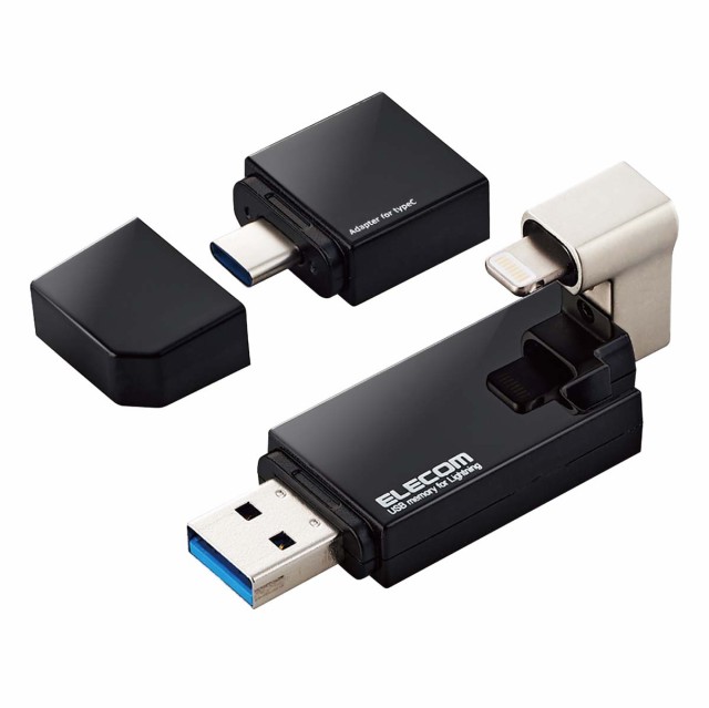 在庫一掃 エレコム Mf Lgu3b064gbk Lightningコネクタ搭載usb3 2 Gen1対応 Usbメモリ 64gb ブラック Mflgu3b064gbk 返品種別a セールsale Etikeo Com