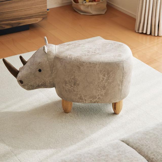 Saleセール アンファンス Ef St10be サイのモチーフスツール Rhino リノ ベージュ En Fance Efst10be 返品種別a 売り切れ必至 Rapiddosimetry Com