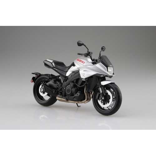 アオシマ スカイネット 1 12 完成品バイク Suzuki Gsx S1000s Katana メタリックミスティックシルバ