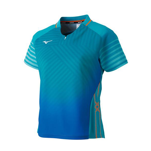 海外輸入 ミズノ 卓球用ゲームシャツ レディース ピーコックブルー サイズ Xl Mizuno 19卓球女子日本代表モデル ja9124xl返品種別a クライマックスセール再値下げ Www Iacymperu Org