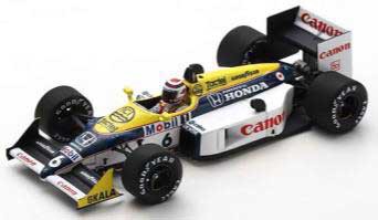 スパーク 1/43 Williams FW11B No.6 Winner Hungary GP 1987【S7483】ミニカー 返品種別B