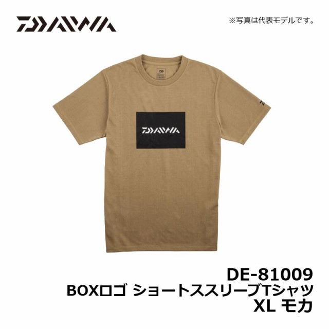 ダイワ Daiwa De 81009 Boxロゴ ショートスリーブtシャツ モカ Xl