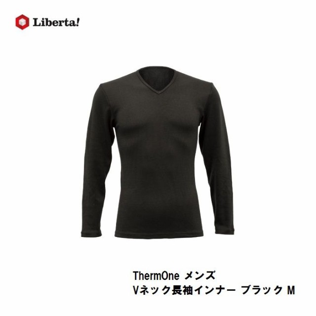 リベルタ Thermone メンズ Vネック長袖インナー ブラック M 防寒インナー サーモワン キャッシュレス５ 還元対象 の通販はau Wowma ワウマ 釣具のフィッシングタックルオンライン 商品ロットナンバー