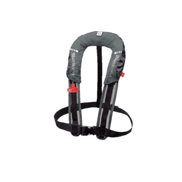 楽天市場 ブルーストーム Bsj rsii 膨脹式ライフジャケット 水感知機能付き モーゲット グレー 釣具 釣り具 おしゃれ Paradisiahotel Bj