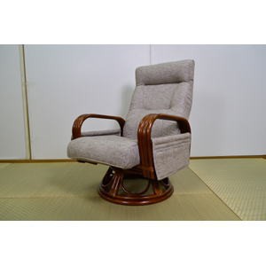 大竹産業 籐リクライニング回転座椅子 OTK-920 【期間限定送料無料】 代引不可 秀逸 メーカー直送