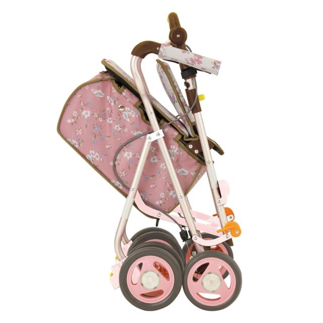 テイコブ シルバーカー スタンダードタイプ エヴォーグ SIST01 フラワーピンク - 1