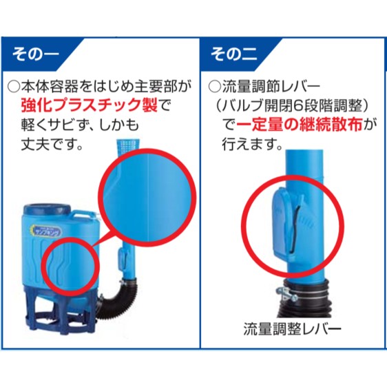 向井工業 背負式肥料散布機 サンプキング SK-23の通販はau PAY マーケット - アークランドオンライン au PAY マーケット支店 ...