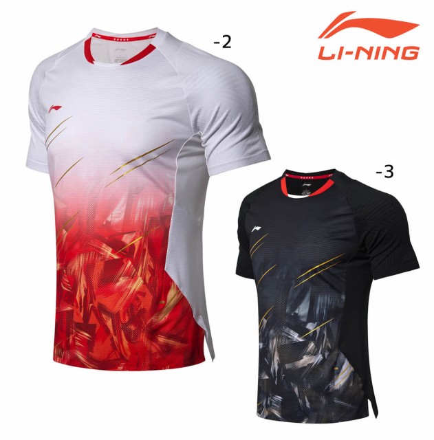 値引きする Li Ning yn305 ゲームシャツ インターナショナルチーム ユニ メンズ バドミントンウェア リーニン メール便可 日本バドミントン協会 信頼 Olsonesq Com