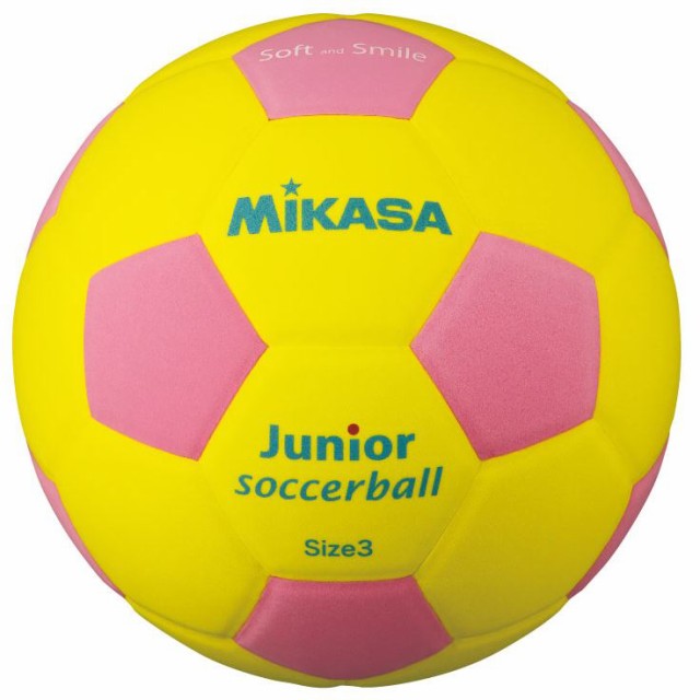 MIKASA SF3J-YP サッカー ボール 最新作の 2021秋冬新作 スマイルサッカー ジュニア 軽量3号球 ミカサ 取り寄せ