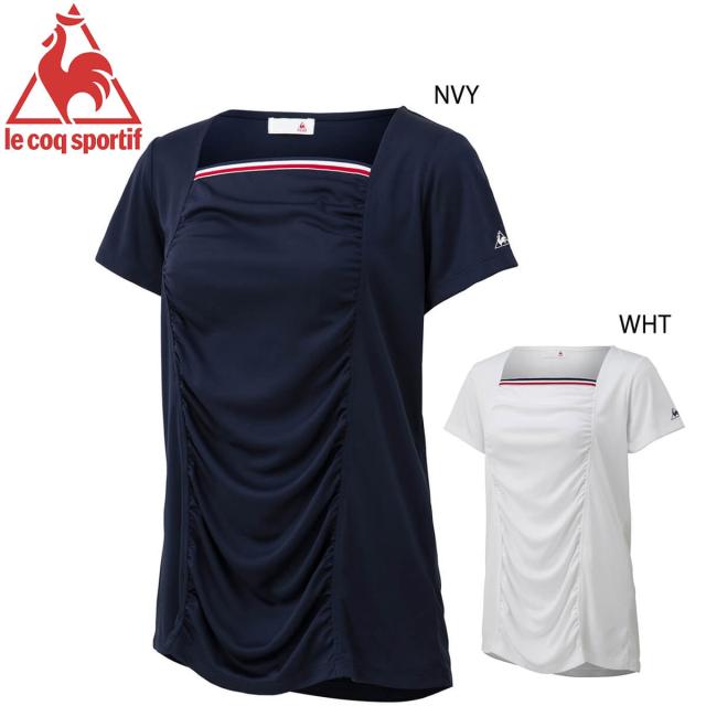 新色追加 Le Coq Sportif Qtwpja02 クラシック半袖シャツ テニスウェア レディース ルコックスポルティフ 春夏 メール便可 取り寄せ プレミアム Www Iacymperu Org