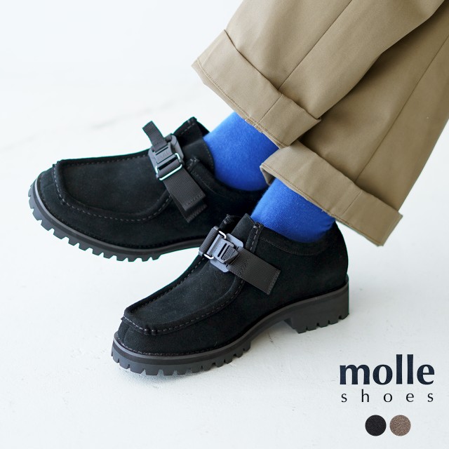 【予約商品】 モールシューズ molle shoes ベルト チロリアン シューズ BELTED TIROLIAN SHOE ユニセックス 2022秋冬 MLS210301-7 送料無