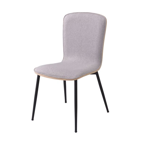 売り尽くし価格 ダイニングチェア 食卓椅子 2脚セット ナチュラル 幅43cm スチール クッション コットン メイソン 組立品 即納特典付き Centrodeladultomayor Com Uy