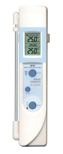 AD A＆D 中心温度センサー付 放射温度計 AD-5612A